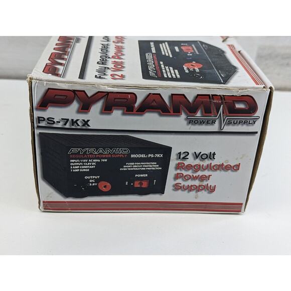 Pyramid Ps7kx 5 Amperage 70 Watts Power Supply For Phones Cb Radios Scanners - Picture 3 of 7